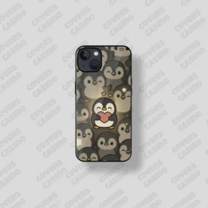 Cute Penguin Phone Cover For Apple Iphone 15